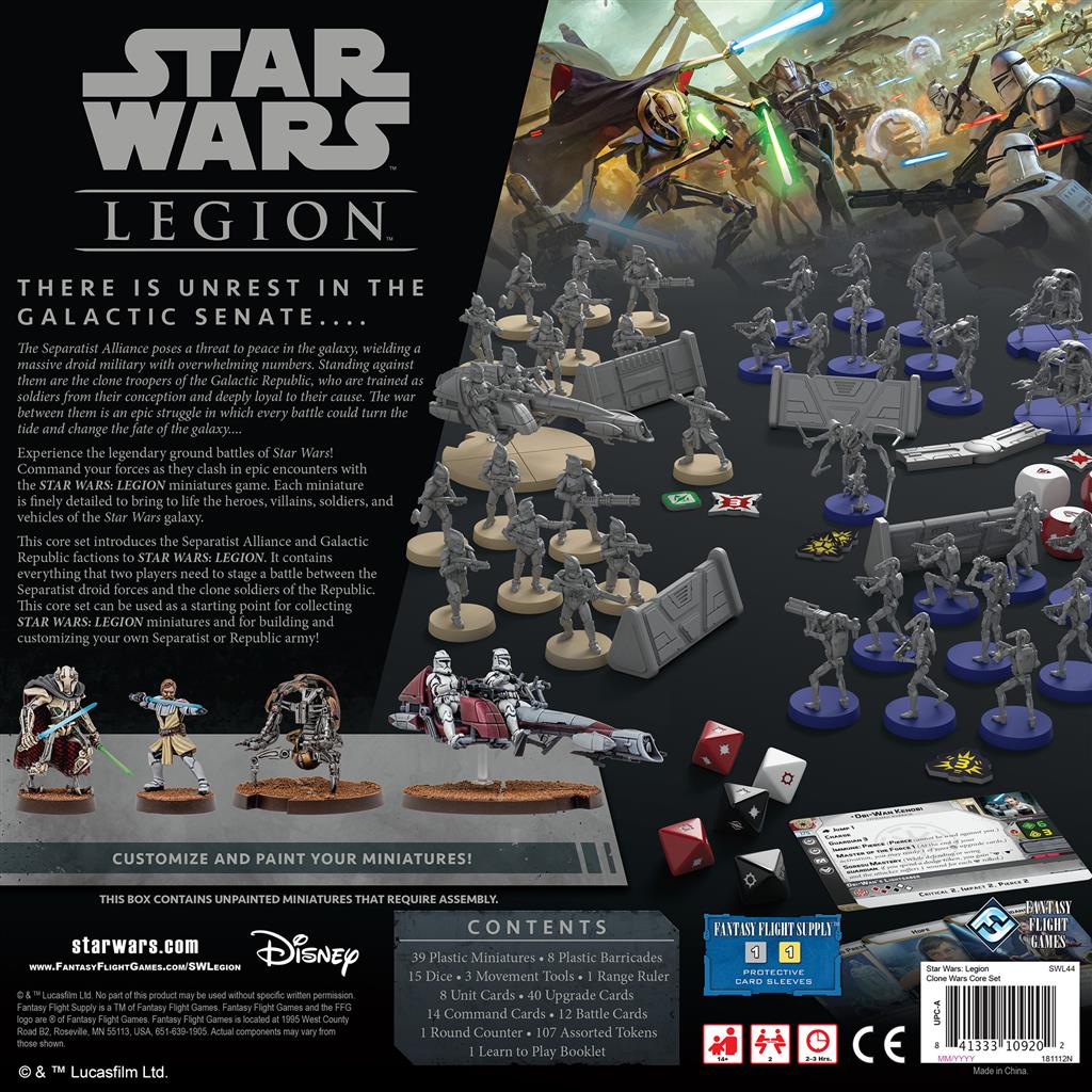 Star Wars: Legion Clone Wars Core Set – Wraith Squadron Gaming